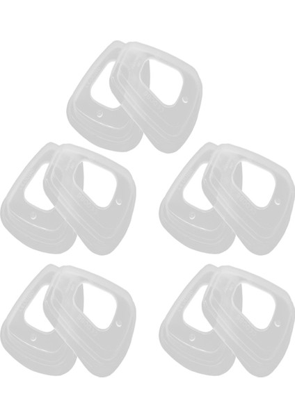 3m Yeniden Kullanılabilir Solunum Cihazları Için 501 Filtre Tutucu, Filtre Kutusu Gaz Maskesi Elemanları Aksesuarlarını Kullanır, 10 Adet (Yurt Dışından)