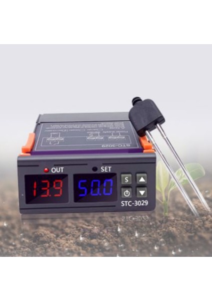 STC-3029 Nem Kontrol Cihazı Toprak Nemi Sensörü Modülü Bahçe Bitkileri Tarım Için Toprak Nemi Test Cihazı AC110-220V (Yurt Dışından) fiyatları