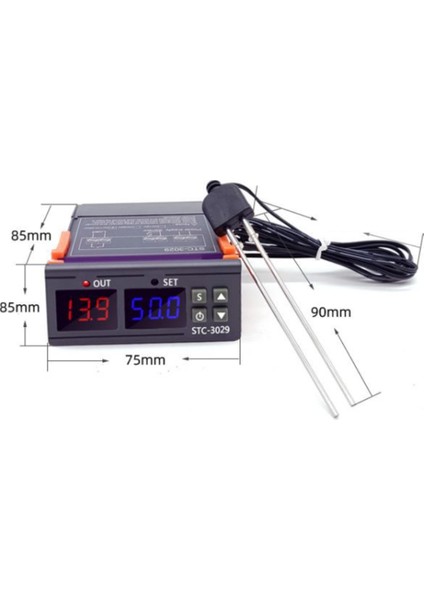 STC-3029 Nem Kontrol Cihazı Toprak Nemi Sensörü Modülü Bahçe Bitkileri Tarım Için Toprak Nemi Test Cihazı AC110-220V (Yurt Dışından) fırsatları
