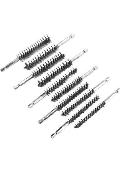 Farklı Boyutlarda 10 Adet Paslanmaz Çelik Delik Fırçası 1/4 Inç Hex Shank, Matkap Seti Için Tel Fırça Eki (Yurt Dışından) modelleri