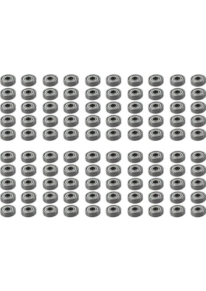 100 Adet 625ZZ 5mm x 16MM x 5mm Korumalı Sabit Bilyalı Radyal Rulman (Yurt Dışından)