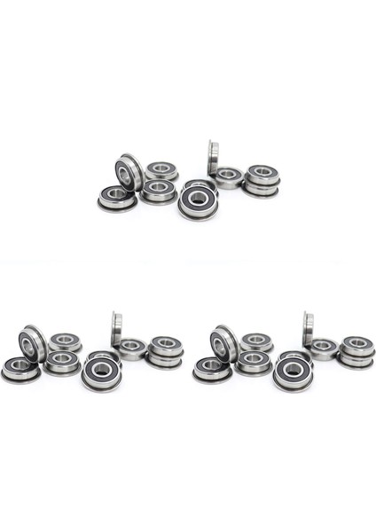 40 Adet F695-2RS Rulman 5X13X4MM Flanşlı Minyatür Sabit Bilyalı Rulmanlar F695RS Voron Mobius 2/3 3D Yazıcı (Yurt Dışından)