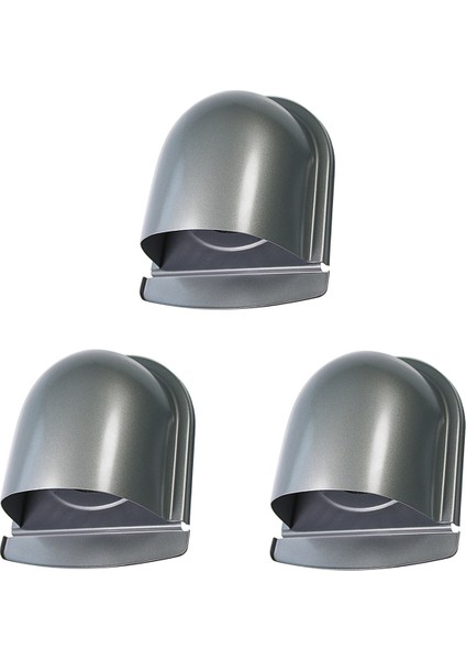 3 Adet 4 Inç 100MM Su Geçirmez Paslanmaz Çelik Havalandırma Havalandırma Davlumbaz Korozyon Önleyici Egzoz Çıkarıcı Duvar Hava Çıkış Kapağı, B (Yurt Dışından)