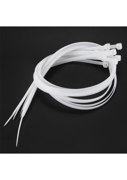 40X Ekstra Uzun 76CM Kablo Bağları Beyaz Zip Sarar (Yurt Dışından) fiyatları