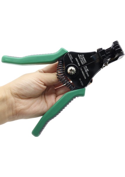 AWG24-10 (0.2-6.0mm2 ) Wx-D2 Tasarım Çok Fonksiyonlu Kablo Sıyırma, Kesme ve Sıkma Aleti Solar (Yurt Dışından)