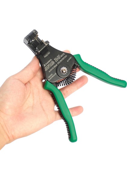 AWG24-10 (0.2-6.0mm2 ) Wx-D2 Tasarım Çok Fonksiyonlu Kablo Sıyırma, Kesme ve Sıkma Aleti Solar (Yurt Dışından)