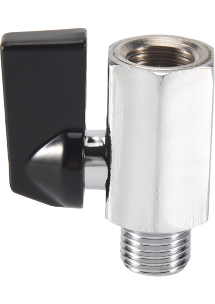 Krom Pirinç 1/4 Inç Bsp Küresel Vana Konuları Dokunun Erkek - Dişi Hava Kompresörü Hortumu (Yurt Dışından)