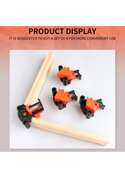 16PC Ağaç Işleme Açılı Kelepçe Yardımcı Sabitleme Aracı Ağaç Işleme Klipsi Ev Yükleyici 60° 90°120° Çok Açılı Alet,многоцелевой Пакет (Yurt Dışından) fiyatları