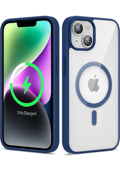 iPhone 13 Kılıf Renkli Magsafe Özellikli Nabia Silikon Kapak
