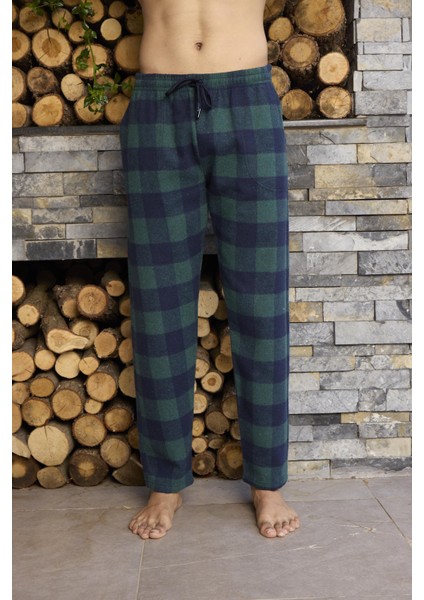Ekose Pazen Kalın Erkek Pijama Altı 307