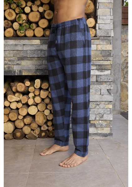 Ekose Pazen Kalın Erkek Pijama Altı 307