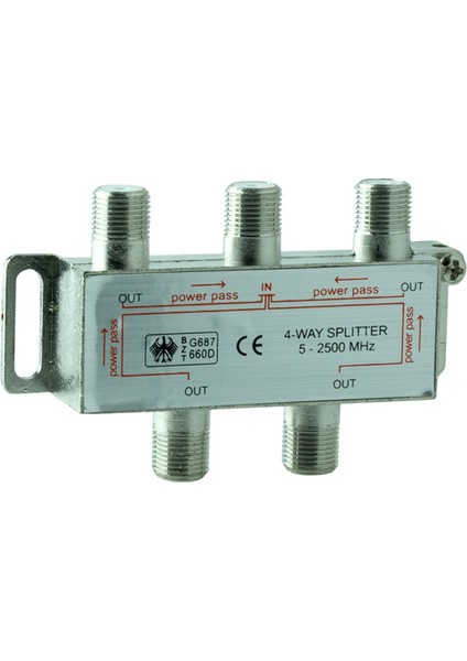 1/4 Splıtter 5-2500 Mhz Mag (4835)