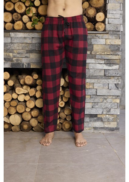 Ekose Pazen Kalın Erkek Pijama Altı 307 modelleri