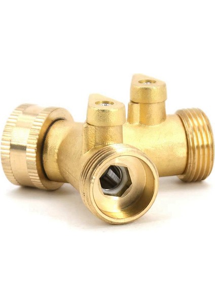 2x 3/4 Inç 2 Yollu Hortum Ayırıcı Pirinç Y Vana Bahçe Musluk Bağlantısı 2x3/4 Inç Pirinç Su Musluğu Dış Musluk Kiti (Yurt Dışından) indirimleri