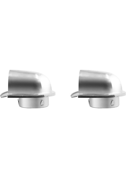 Adet 4 Inç 100MM Su Geçirmez Paslanmaz Çelik Havalandırma Havalandırma Davlumbaz Korozyon Önleyici Egzoz Çıkarıcı Duvar Hava Çıkış Kapağı, D (Yurt Dışından)