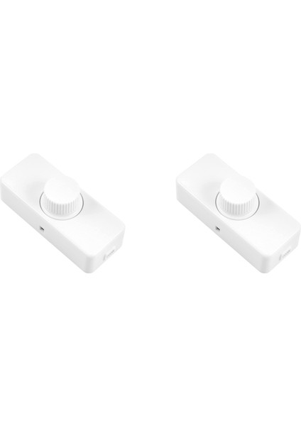 2x Hat Içi LED Dimmer Anahtarı, Dahili Döner Açma/kapama ve Kısılabilir 3-100W Led/akkor Beyaz Için Düğme Kontrollü Dimmer (Yurt Dışından)