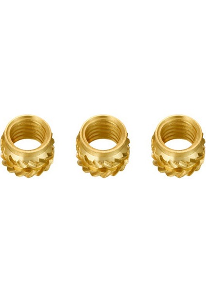 200 Adet M3 Konu Tırtıllı Pirinç Dişli Isı Seti Isıya Dayanıklı Ekleme Gömme Somunu, M3X5X4, 3D Yazıcı Için Voron 2.4 Vb (Yurt Dışından) modelleri