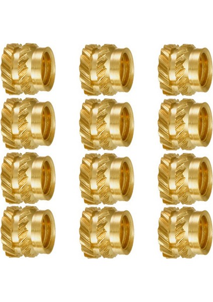 200 Adet M3 Konu Tırtıllı Pirinç Dişli Isı Seti Isıya Dayanıklı Ekleme Gömme Somunu, M3X5X4, 3D Yazıcı Için Voron 2.4 Vb (Yurt Dışından) fırsatları