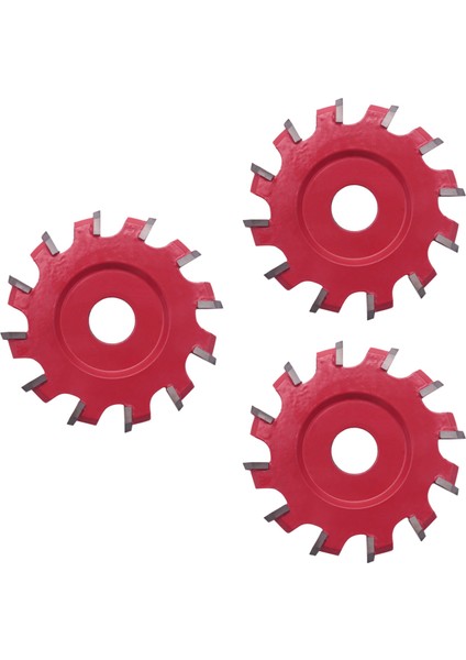 3x Dairesel Testere Kesici Yuvarlak Testere Kesme Bıçakları Diskler Açık Kompozit Panel Yuvası Oluk Plakası Mili MAC-10MM (Yurt Dışından)