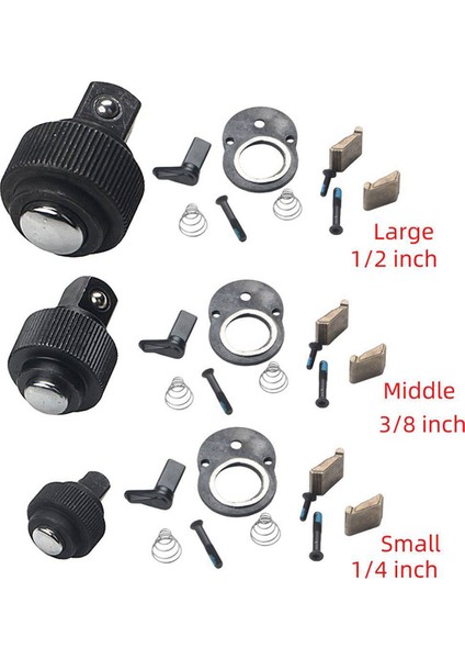2x Tamir Kiti 1/4 Inç 72 Diş Cırcır Lokma Anahtar Tamir Aksesuarları Cırcır Anahtarı Parça Kiti (Yurt Dışından) fiyatları
