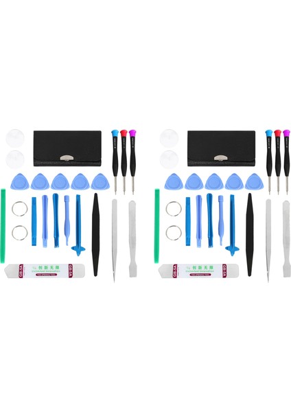 2x 45 In 1 Telefon Onarım Aracı Kiti iPhone 7/ 7 Artı/6 S/6/5 S/5/4 S 4 iPad Xiaomi Tablet Pc Küçük Oyuncaklar El Aletleri Set (Yurt Dışından)