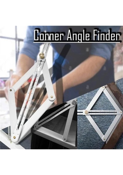 Köşe Açı Bulucu, Çok Fonksiyonlu Açı Ölçer, Ölçekli Açı Bulucu, Alüminyum Gönye Testere Eğim Ölçer (48CM) (Yurt Dışından) modelleri