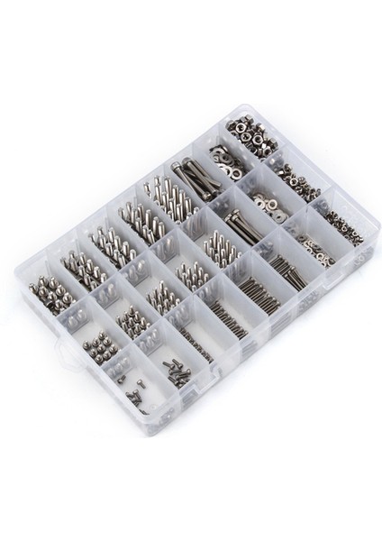 1080 Adet M2/m3/m4 Paslanmaz Çelik Altıgen Soket Cıvata ve Somun Seti Bağlantı Elemanı Donanımı Altıgen Soket Başlı Başlık Vidaları Düz Yıkayıcı 3 Adet Somun Anahtarı Seti (Yurt Dışından)