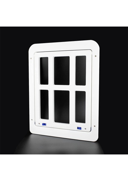 Pet Köpek Ekran Kapısı 13.4INÇX17.3INÇ Kapı Manyetik Kapaklı Kilitlenebilir Köpek Kapısı / Kapı, Pencere ve Sundurma - Beyaz (Yurt Dışından) indirimleri