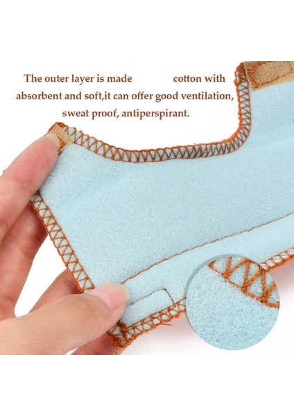 Sert Şapka Ter Bandı Gömlekleri Kask Kaynak Terlemeyi Önleyici Kemer Ter Bandı Hava Yastığı Ter Bandı Kask Yorgan Pedi (8 Adet) (Yurt Dışından) fırsatları