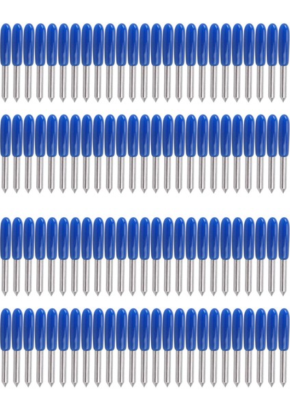 100 Adet Derin Kesim Bıçakları Cricut Havayı Keşfetmek Için 2 Hava Üreticisi Ifade Vinil Kumaş 60 Derece Kesme Bıçakları Yedek (Yurt Dışından)