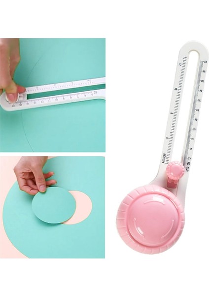Kağıt Için Daire Kesici, Döner Dairesel Kesici, Pusula Dairesel Kesici, Scrapbooking Için Daire Kağıt Kesici, Pembe (Yurt Dışından) modelleri