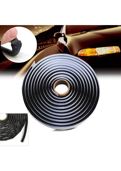 2 Adet 15FT Butil Halat Butil Kauçuk Sızdırmazlık Bandı Rv Far Penceresi, Kapı Paneli Ön Cam Için Uygundur (Yurt Dışından) fiyatları