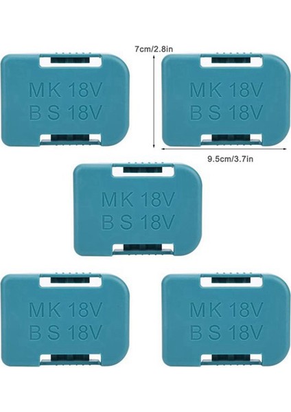 Makita 18V Sabitleme Cihazları Için 10 Adet Depolama Rafı Tutucu Kılıf (Mavi) (Yurt Dışından) modelleri