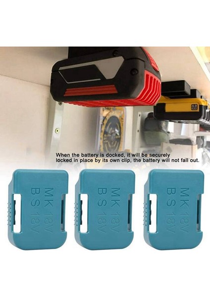 Makita 18V Sabitleme Cihazları Için 10 Adet Depolama Rafı Tutucu Kılıf (Mavi) (Yurt Dışından) indirimleri