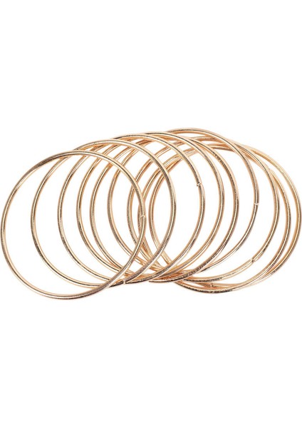50 Paket 3 Inç Altın Dream Catcher Metal Yüzükler Çemberler Dreamcatchers ve El Sanatları Için Makrome Yüzük (Yurt Dışından) modelleri