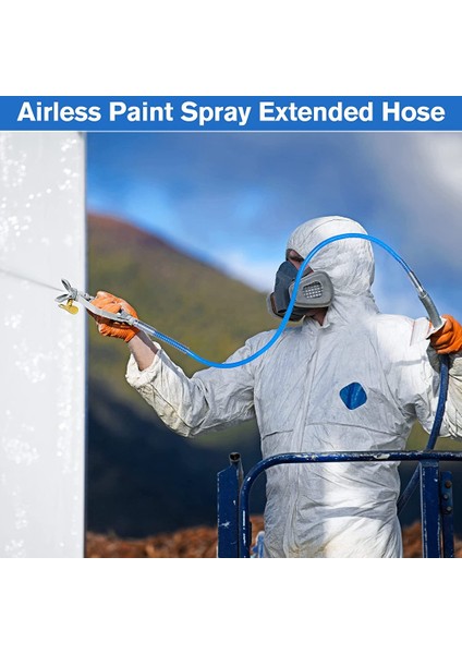 4ft Havasız Boya Sprey Uzatma Hortumu, 3/16 Inç Basınçlı Boya Püskürtme Kırbaç Hortumu, 3000PSI Genişletilmiş Duvar Boyama Tüpü 1 Adet (Yurt Dışından) indirimleri