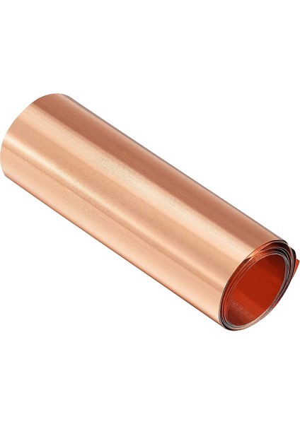 Bakır Sac Rulo, Metal Folyo Plaka 1000MM x 100MM x 0,01MM (Yurt Dışından)
