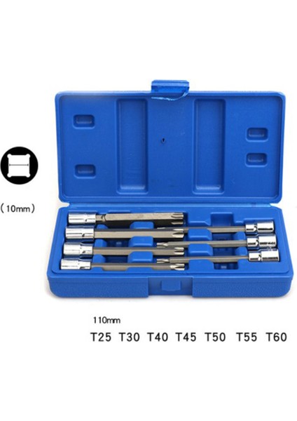 7 Adet/takım 3/8 Inç Soket Takım Seti Sürücü Ekstra Uzun Torx Yıldız Bit Lokma Seti T25 T30 T40 T45 T50 T55 T60 El Aletleri (Yurt Dışından) modelleri