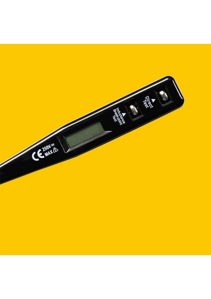 2x Dijital Test Kalemi Tornavida Probu Işık Gerilim Test Cihazı Dedektörü Ac/dc 12-220 V Elektrik Test Kalemi Voltmetre, Siyah (Yurt Dışından) modelleri
