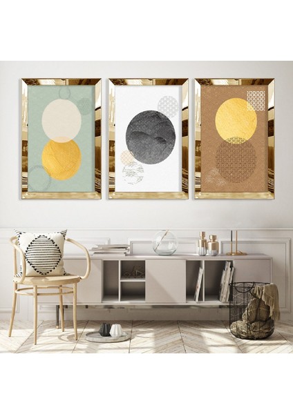 Kolaj Çizim Çiçek Gümüş Pleksi Kenar Mdf Tablo