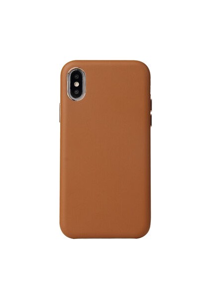 iPhone x Kılıf Içi Kadife Dolgulu Pu Deri Hestia Premium Kapak