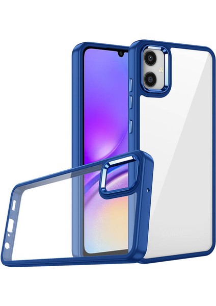 Samsung Galaxy A05 Kılıf Arkası Şeffaf Kenarları Renkli Bergen Kapak