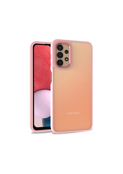 Samsung Galaxy A53 5g Kılıf Arkası Şeffaf Kenarları Renkli Bergen Kapak