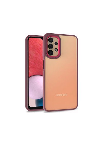Samsung Galaxy A53 5g Kılıf Arkası Şeffaf Kenarları Renkli Bergen Kapak