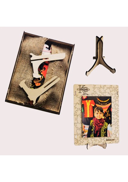 Kidewo Kişiye Özel Fotoğraflı Ahşap Puzzle - Sevgiliye Hediye Yapboz- Özel Kalp Temalı - modelleri