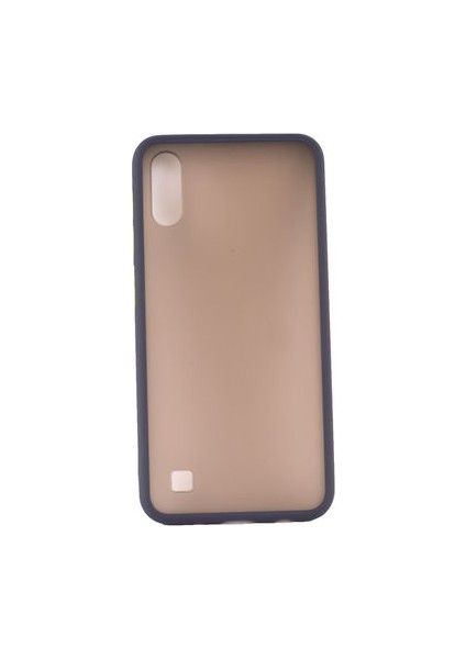 Samsung Galaxy A10 Kılıf Arkası Mat Yapılı Moco Silikon Kapak