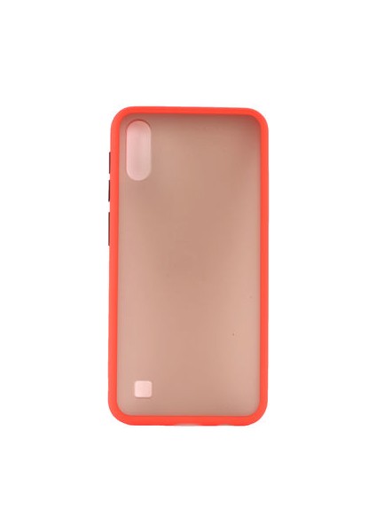Samsung Galaxy A10 Kılıf Arkası Mat Yapılı Moco Silikon Kapak