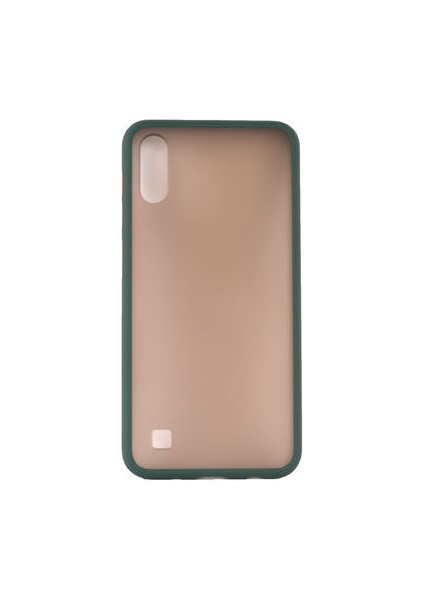 Samsung Galaxy A10 Kılıf Arkası Mat Yapılı Moco Silikon Kapak