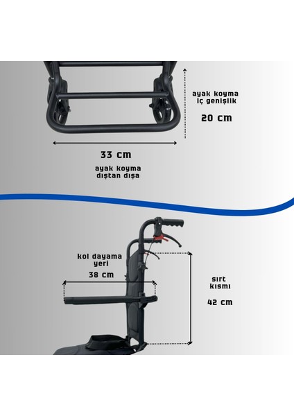 Tekerlekli Sandalye Katlanır Ergonomik Yeni Nesil  Yüksek Kalite Hasta Transfer Sandalyesi