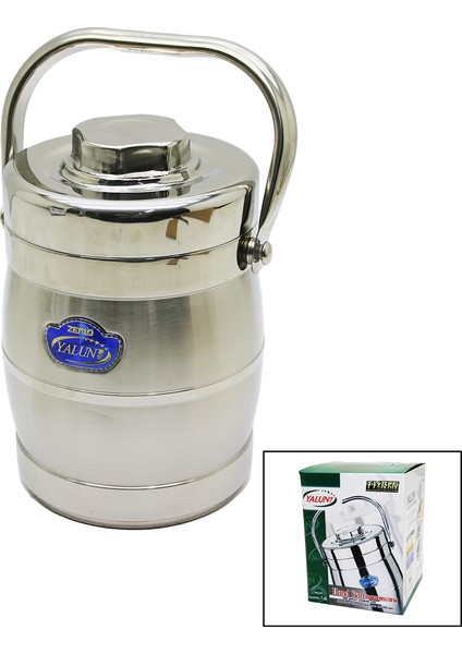 Metal Kova 3lü Sefer Tası Saklama Kabı 1.6lt